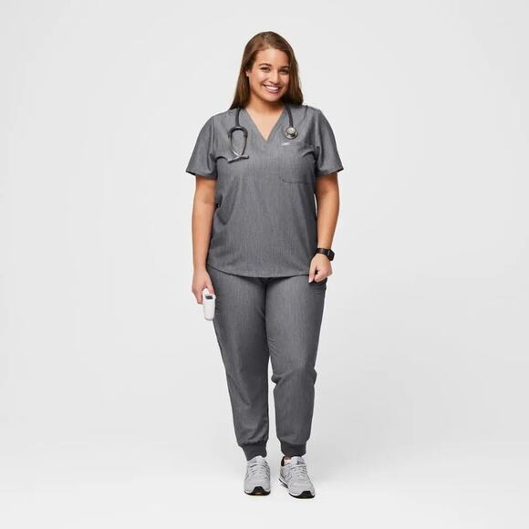 Figs Catarina One-Pocket Scrub Top Graphite/Grey Size XXL - Picture 2 of 10